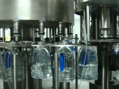 4500bph 4.5 liter bottle water washing filling capping machine
